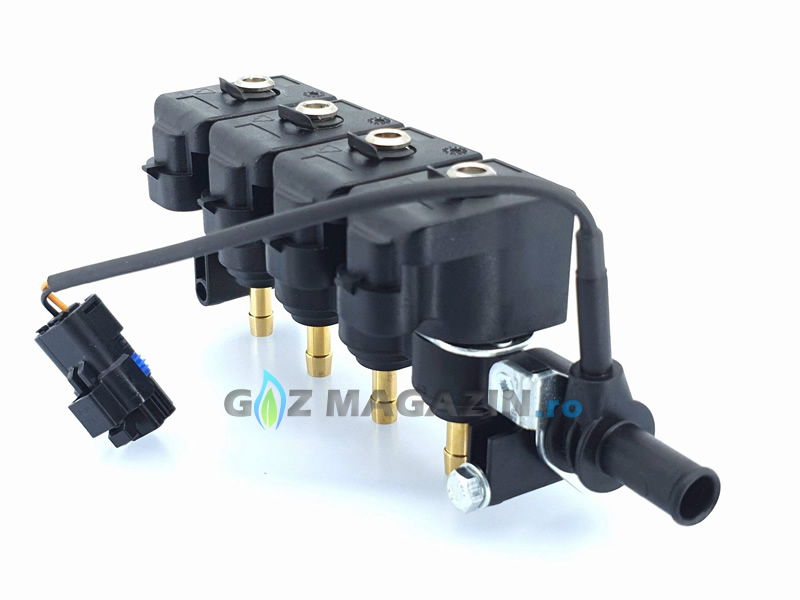 TARTARINI EVO 08 -  4 CYLINDER INJECTOR RAIL (BLACK)