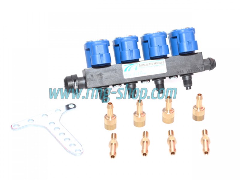 TOMASETTO IT01 PLUS STANDARD 4 CYLINDER INJECTOR RAIL
