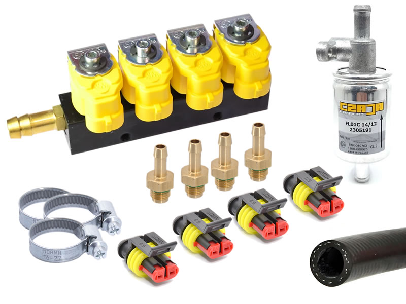 REPLACING INJECTOR RAIL KIT FOR DACIA LOGAN 1,4-1,6 WITH FACTORY LPG