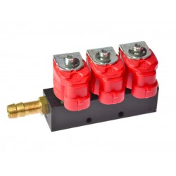 VALTEK TYPE 30 (3 OHMS) - 3 CYLINDER INJECTOR RAIL