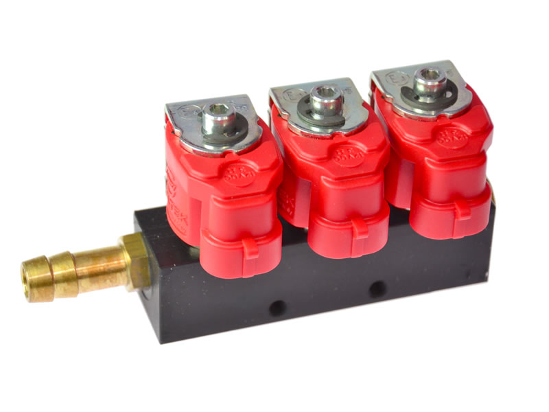 VALTEK TYPE 30 (3 OHMS) - 3 CYLINDER INJECTOR RAIL