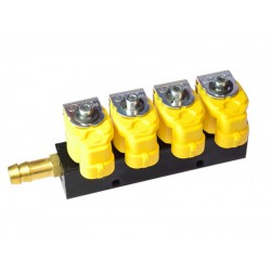 VALTEK TYPE 30 (1 OHM) - 4 CYLINDER INJECTOR RAIL