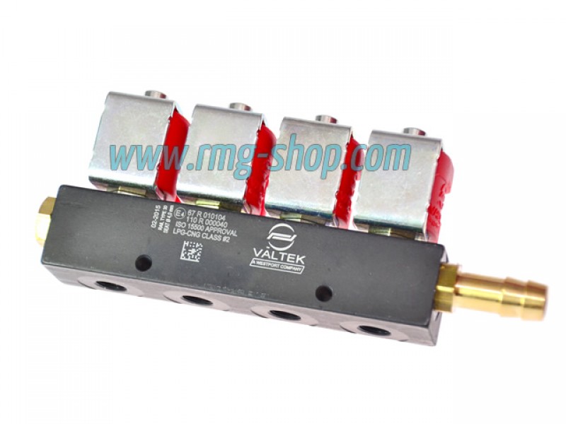 VALTEK TYPE 30 (3 OHMS) - 4 CYLINDER INJECTOR RAIL