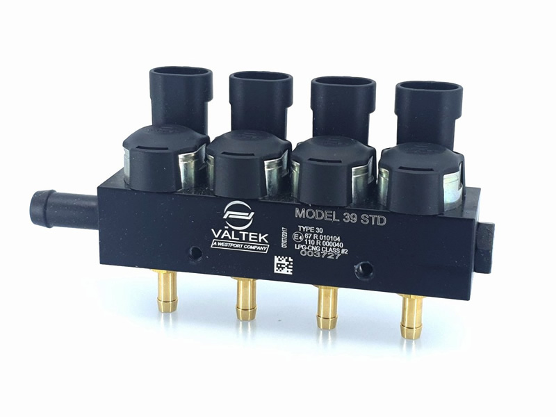 VALTEK TYPE 39 - 4 CYLINDER INJECTOR RAIL