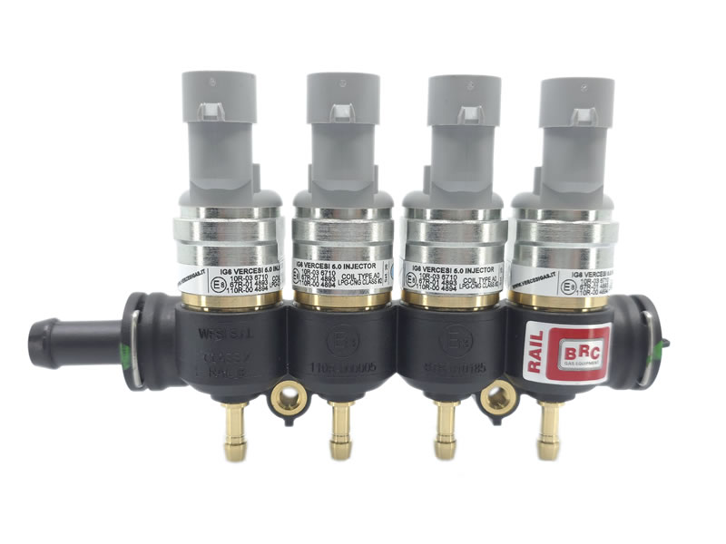 Vercesi Gas 6.0 Injector Compatible with BRC INO3 MY09R Blue INJB046VRCN Vercesi Gas 6.0 Injector Compatible with BRC INO3 MY09R Blue INJB046VRCN