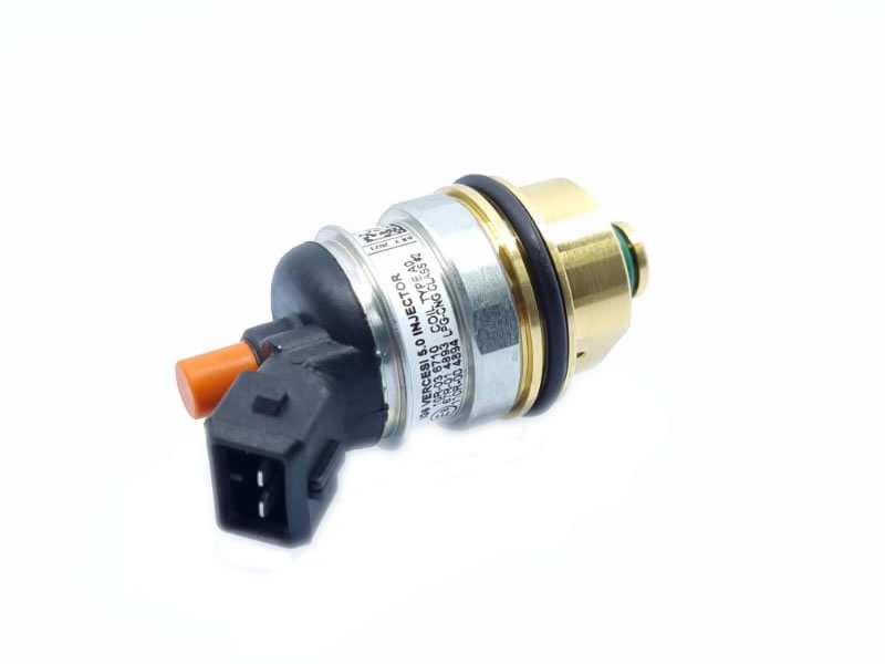 VERCESI GAS 5.0 INJECTOR (EQUIVALENT WITH - LANDI RENZO MED GI 25-22 ORANGE/GREEN) 