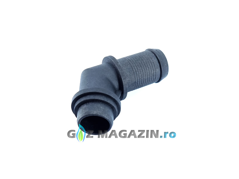 Water elbow for AC R01, R02 reducer - 120°