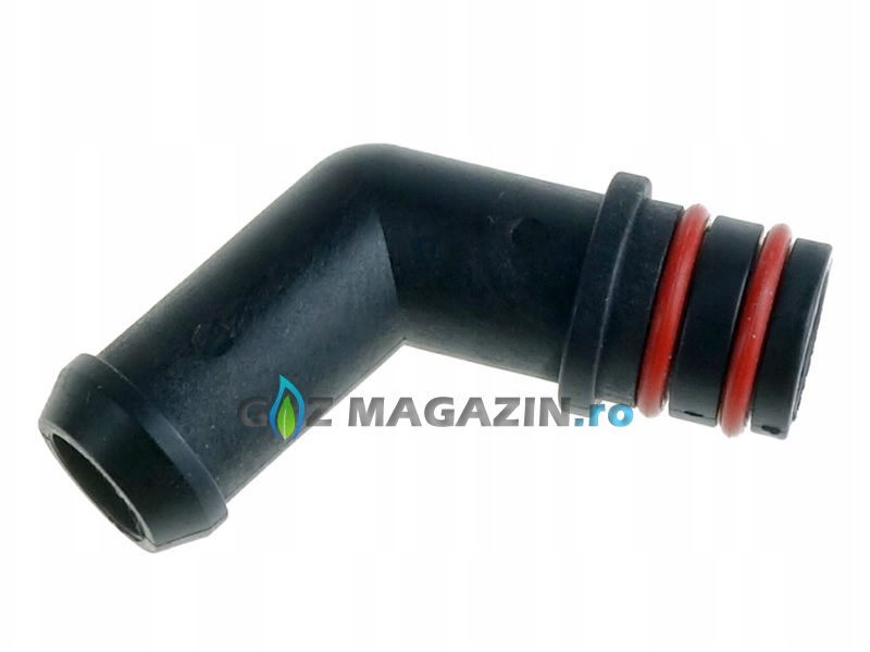 Plastic watter elbow with 2 orings for Alex Shark reducer