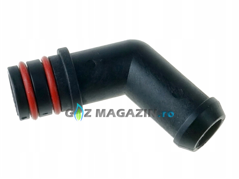 Plastic watter elbow with 2 orings for Alex Shark reducer