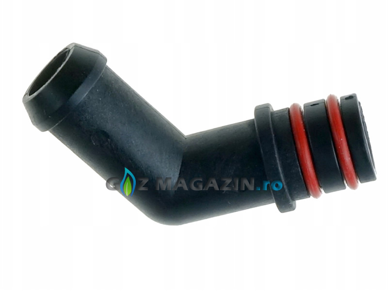 Plastic watter elbow with 2 orings for Alex Shark reducer