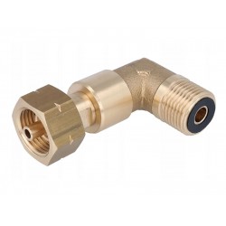 90° CONNECTOR 21,8 X 1/14 FOR 11 KG LPG BOTTLES
