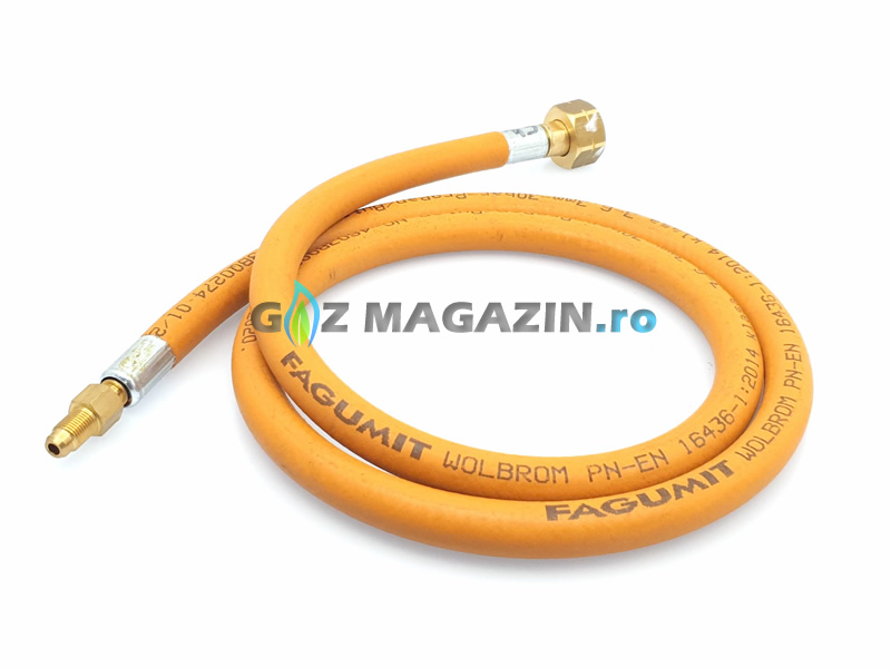LOVATO LPG HOSE WITH STRAIGHT CONNECTORS L1600 (FAGUMIT)