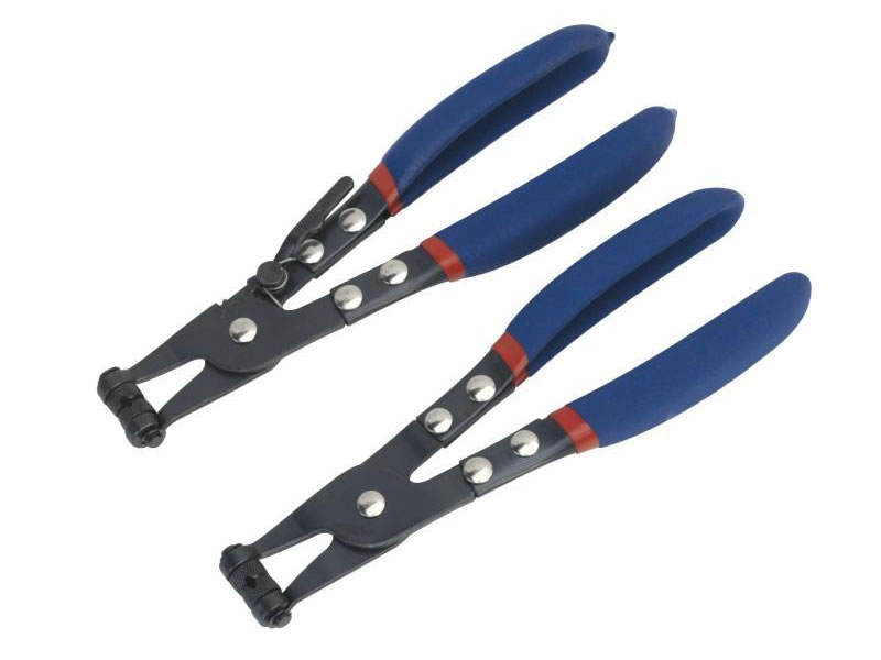 2 PLIERS SET FOR DIN 3021 SPRING BAND CLAMP