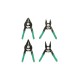 TOPTUL PROFESSIONAL 4 SEEGER PLIERS SET
