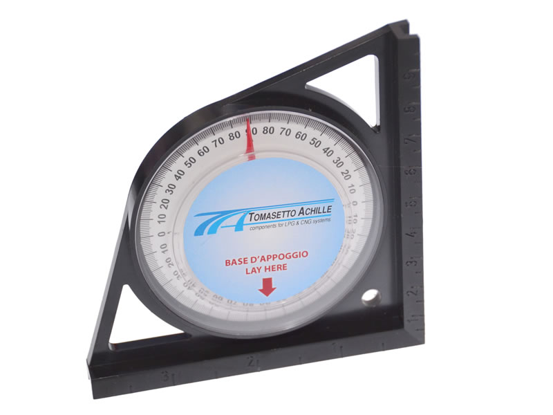 LPG tank angle measurer