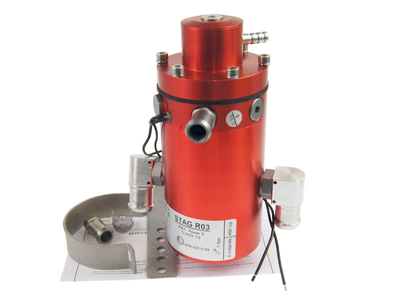 AC Stag R03 reducer 450 + solenoid valve 8x8 mm TEG350ATK